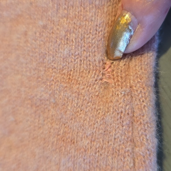 Charter Club Cashmere Dusty Pink Soft Neutral Preppy Sweater Sz.L - Picture 8 of 9